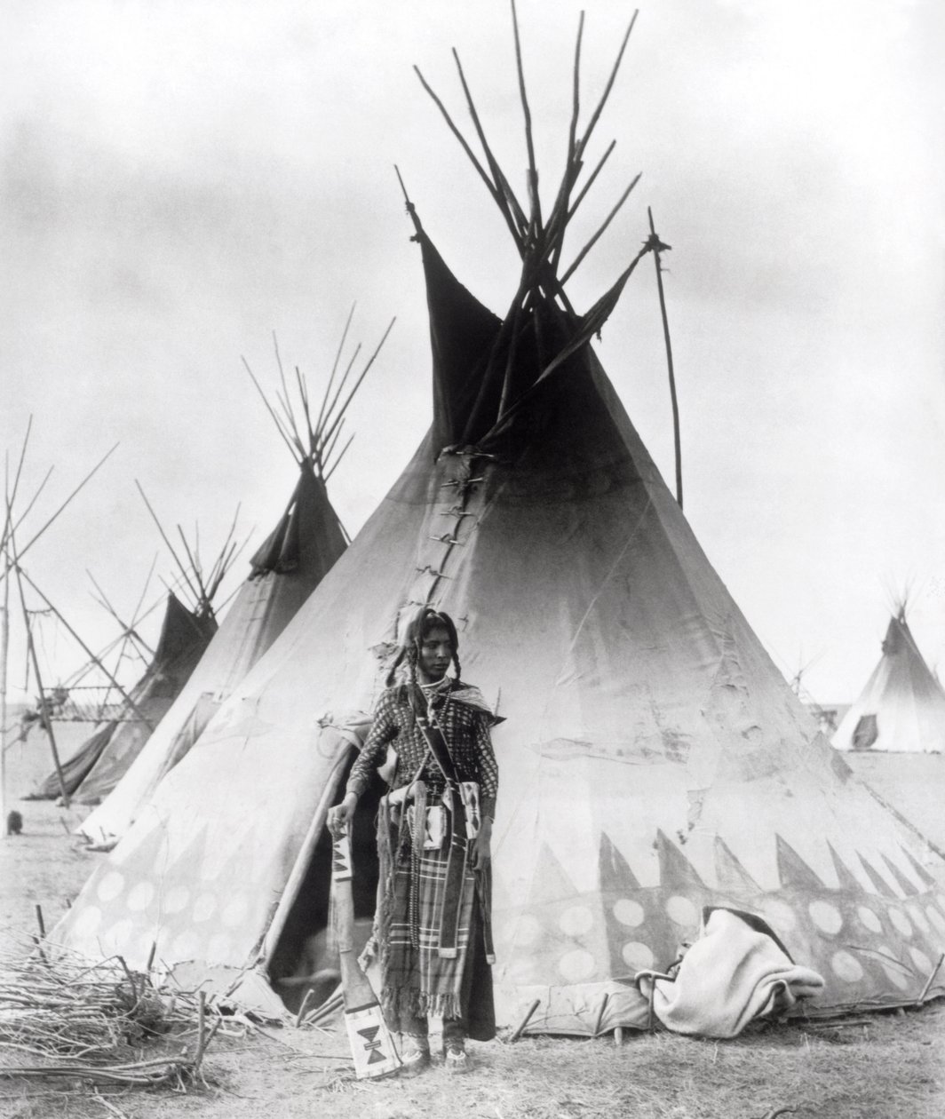 Blackfoot Brave, niedaleko Calgary, Alberta, 1889 autorstwa Unbekannt Unbekannt