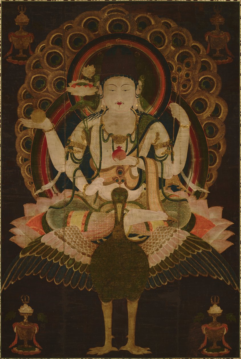 Peacock Myoo (Maha Mayuri) autorstwa Unbekannt Unbekannt