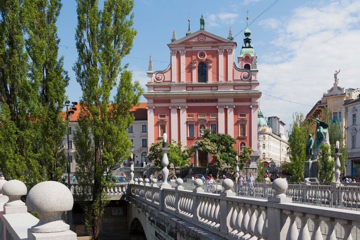 Ljubljana, Słowenia. autorstwa Unbekannt Unbekannt