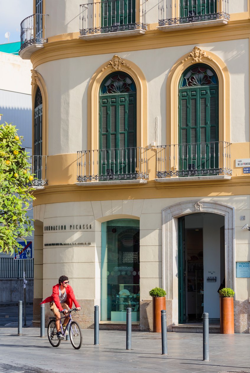 Malaga, Costa del Sol, Hiszpania. Miejsce urodzenia Picassa. autorstwa Unbekannt Unbekannt