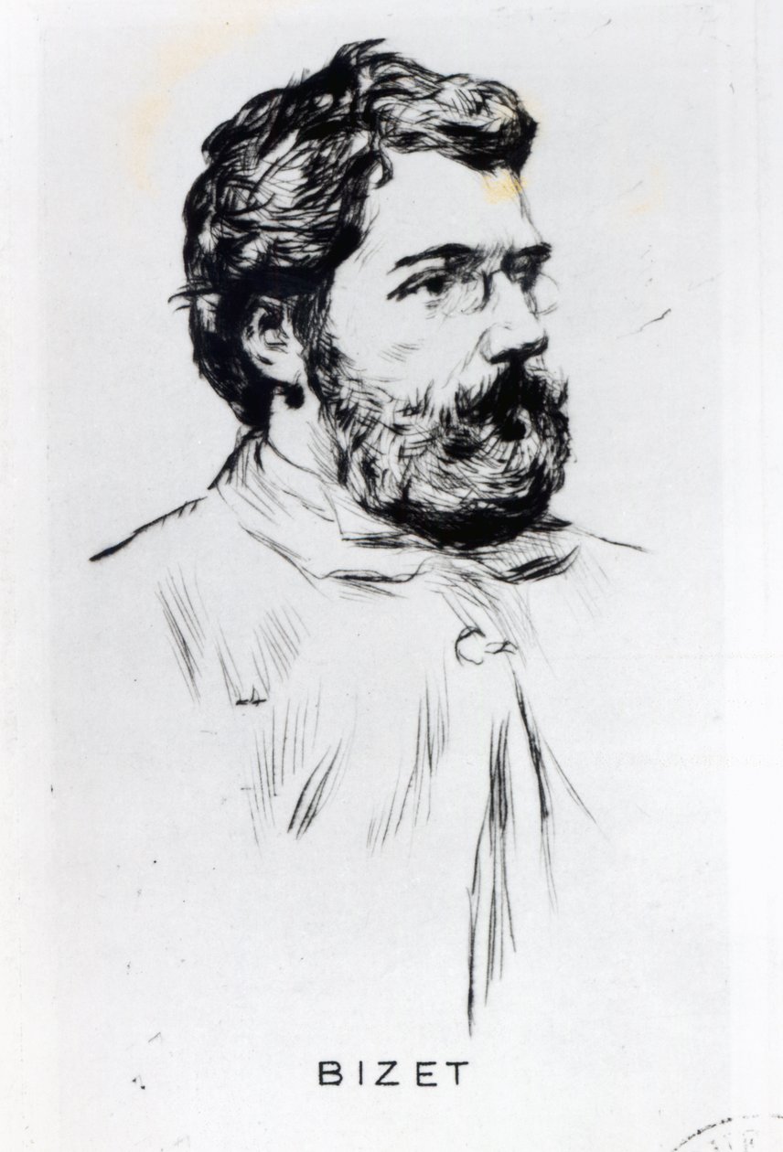 Portret Georgesa Bizeta (1838-75) autorstwa Unbekannt Unbekannt