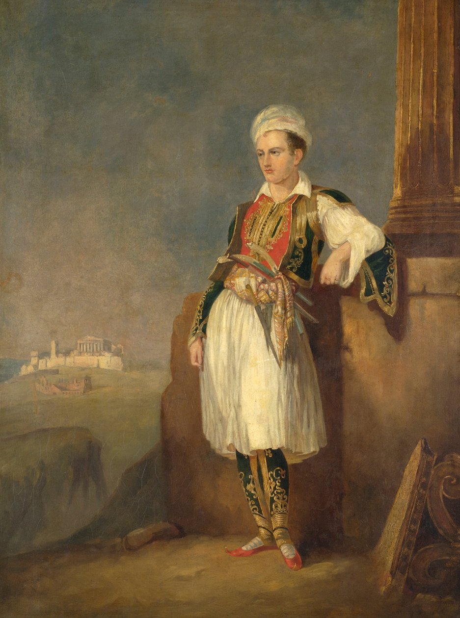 Portret Lorda Byron autorstwa Unbekannt Unbekannt