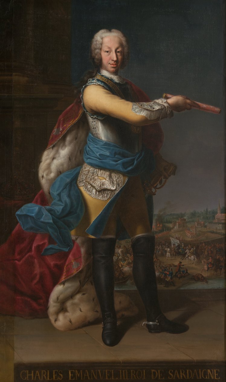 Portret Carlo Emanuele III autorstwa Unbekannt Unbekannt