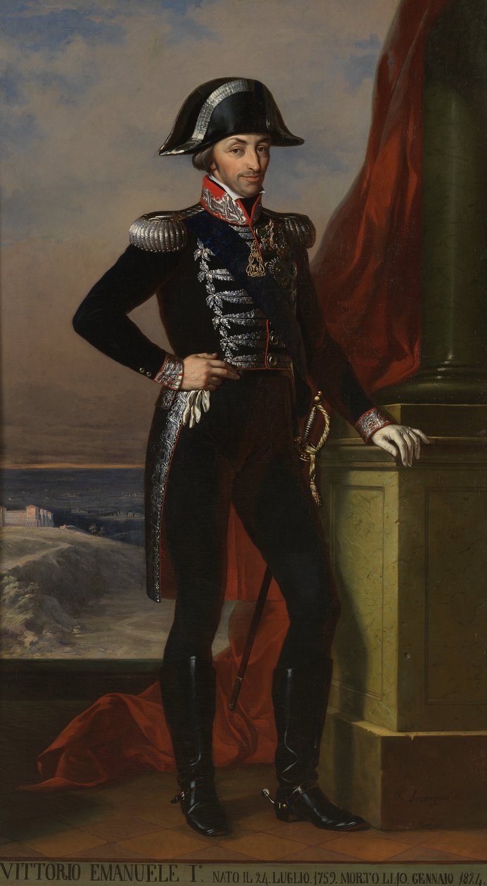 Portret Vittoria Emanuele I autorstwa Unbekannt Unbekannt