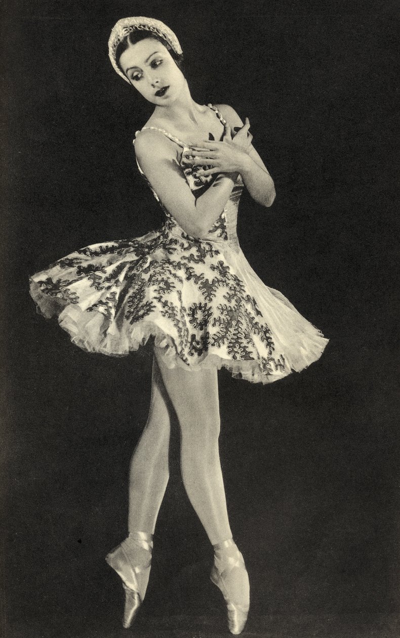 Tamara Toumanova, z „Przypisów do baletu”, wydana w 1938 r. autorstwa Unbekannt Unbekannt