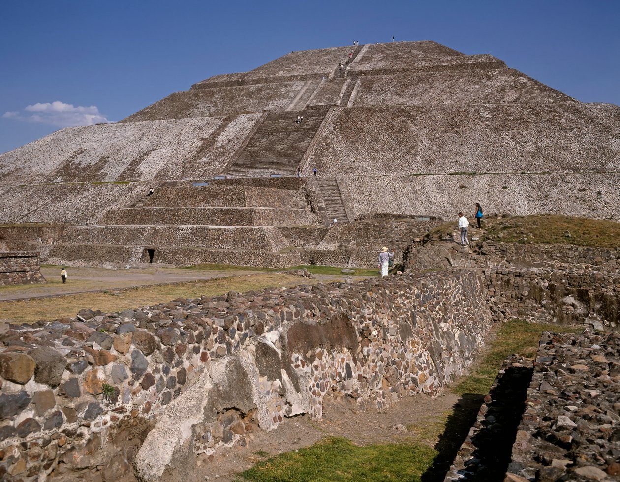 Teotihuacan, Meksyk. autorstwa Unbekannt Unbekannt