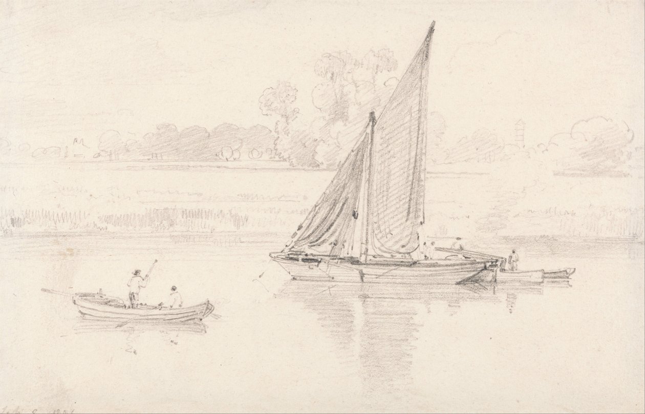 Tamiza w Kew, 9 lutego 1806 r. autorstwa Unbekannt Unbekannt