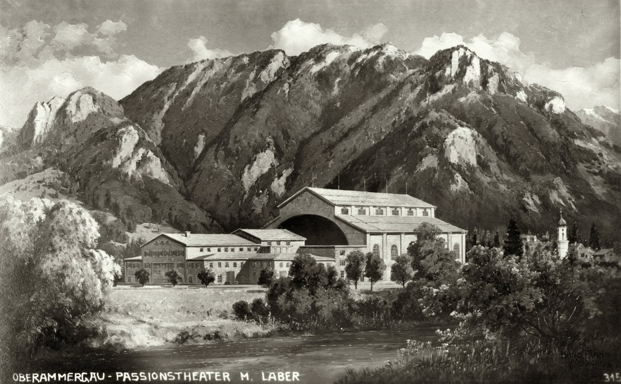 Teatr w Oberammergau, 1930 autorstwa Unbekannt Unbekannt