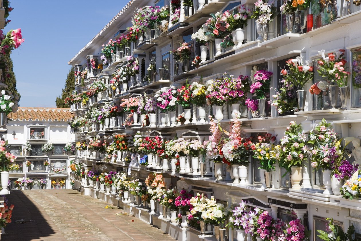Widok na cmentarz autorstwa Unbekannt Unbekannt