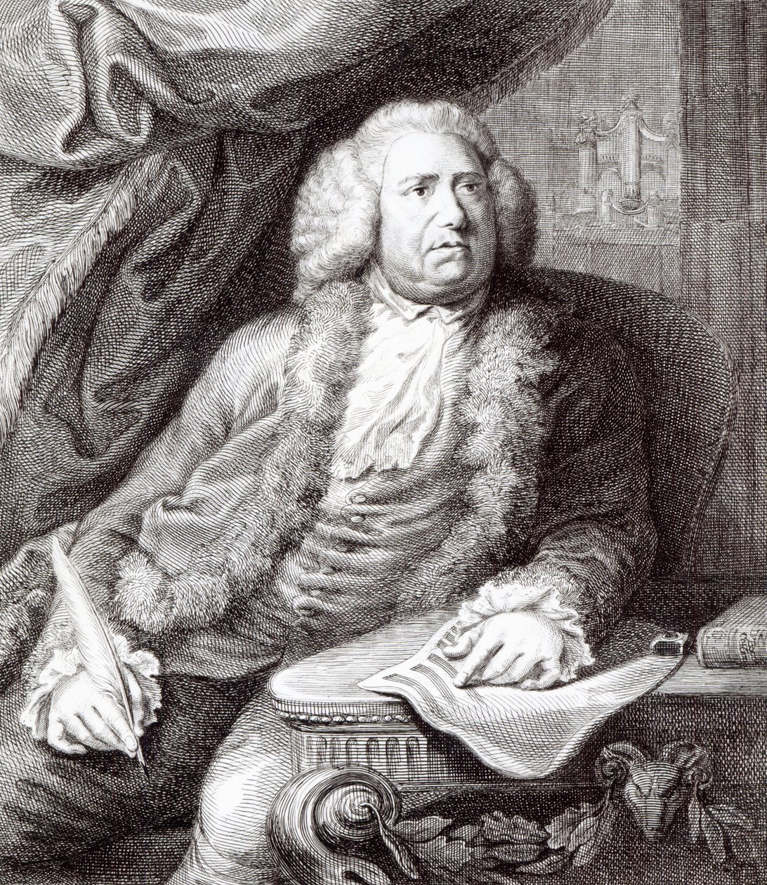 William Boyce (1710-79), kompozytor i mistrz orkiestry do króla Jerzego III, frontyspis grawerowany przez Johna Keyse Sherwina (1751-90), 1788 autorstwa Unbekannt Unbekannt