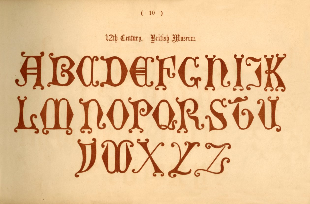 XII wiek. Muzeum Brytyjskie, 1862 autorstwa Unbekannt
