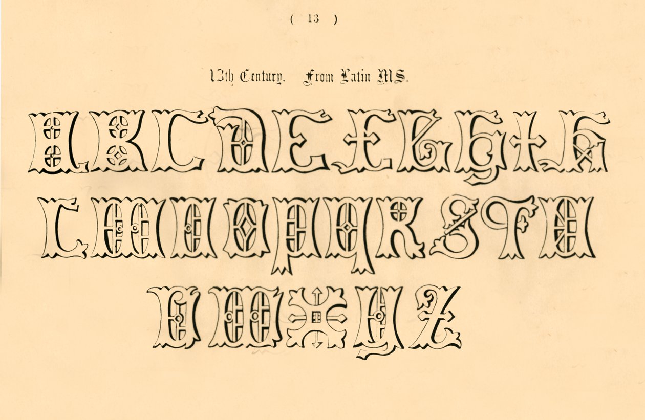 13 wiek. Z łac. MS., 1862 autorstwa Unbekannt