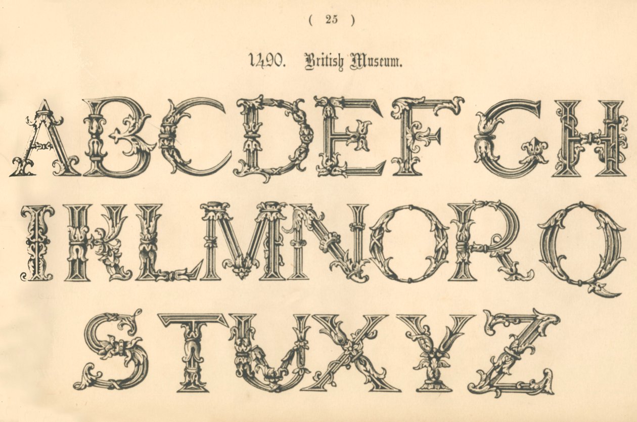 1490. Muzeum Brytyjskie, 1862 autorstwa Unbekannt