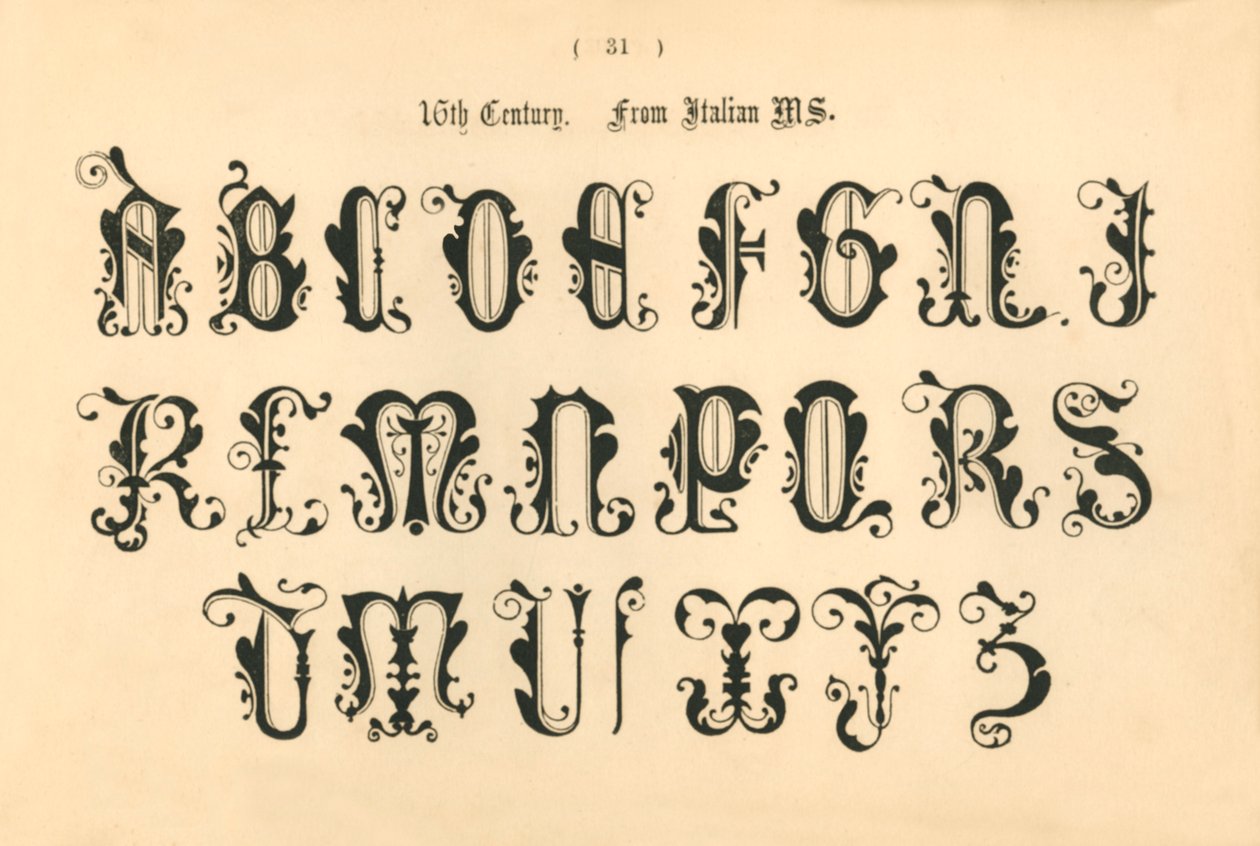 16 wiek. Z włoskiego MS., 1862 autorstwa Unbekannt