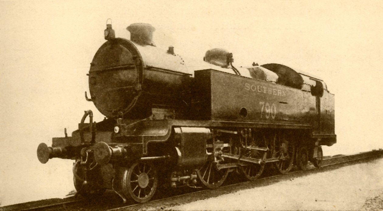 Parowóz 2-6-4, Kolej Południowa, 1930. autorstwa Unbekannt