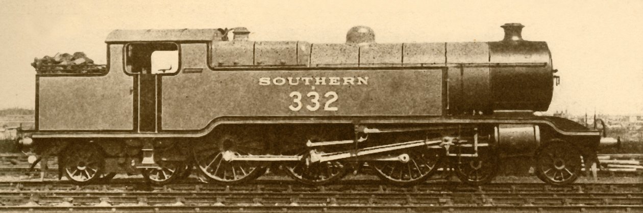 4-6-4 Baltic Tank Engine, Southern Railway, 1930. autorstwa Unbekannt