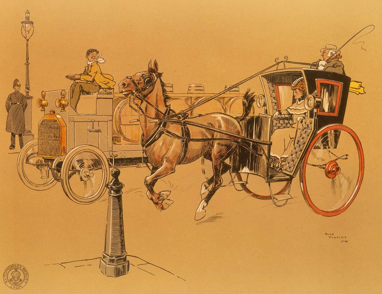 Ciężarówka Berliet, 1906 autorstwa Unbekannt