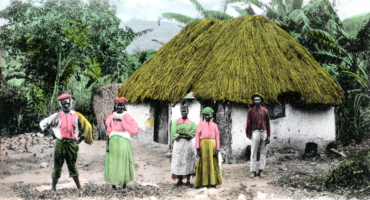 Wioska jamajska, ok. 1900 autorstwa Unbekannt