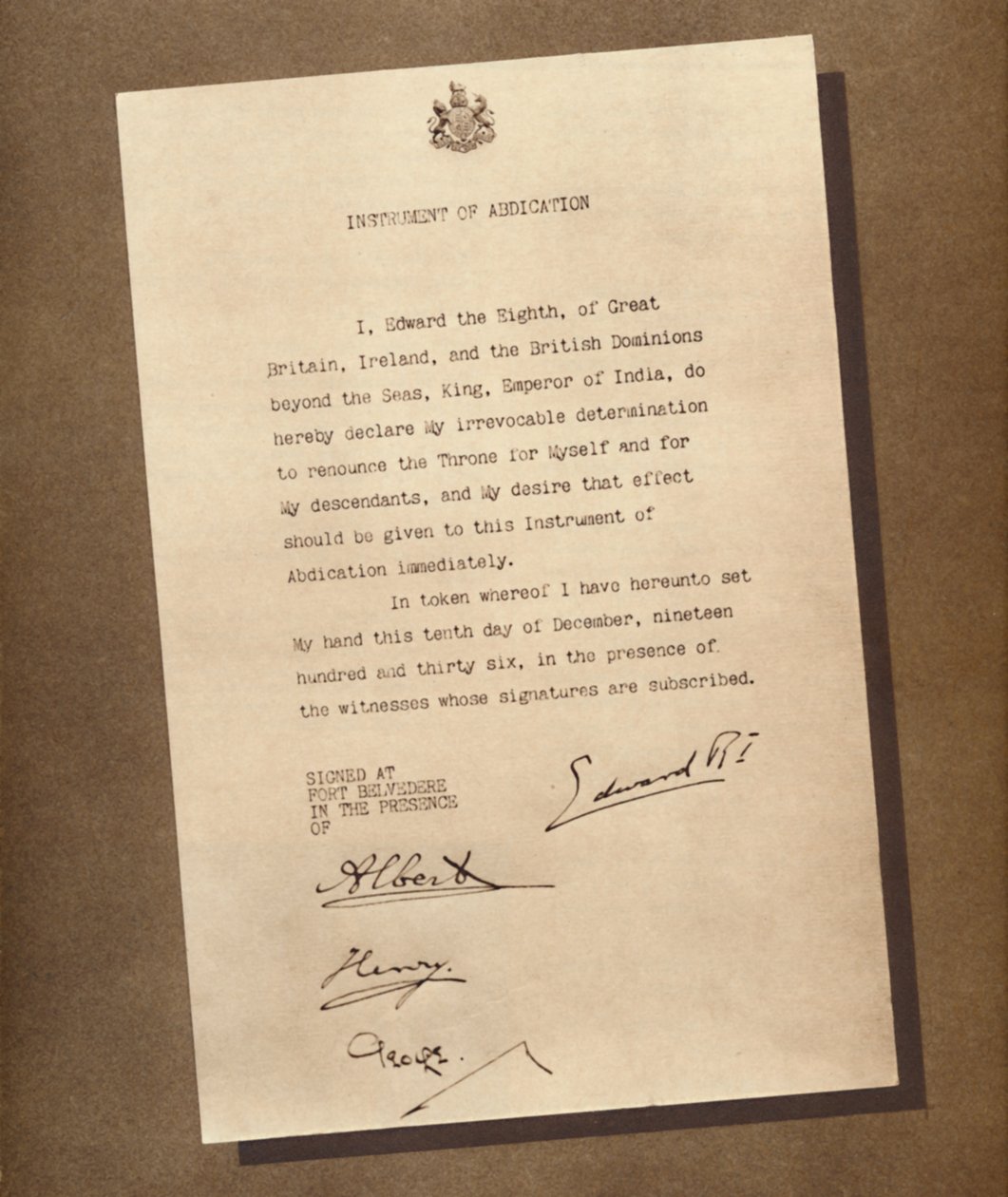 Koniec panowania, 1936 1937 autorstwa Unbekannt
