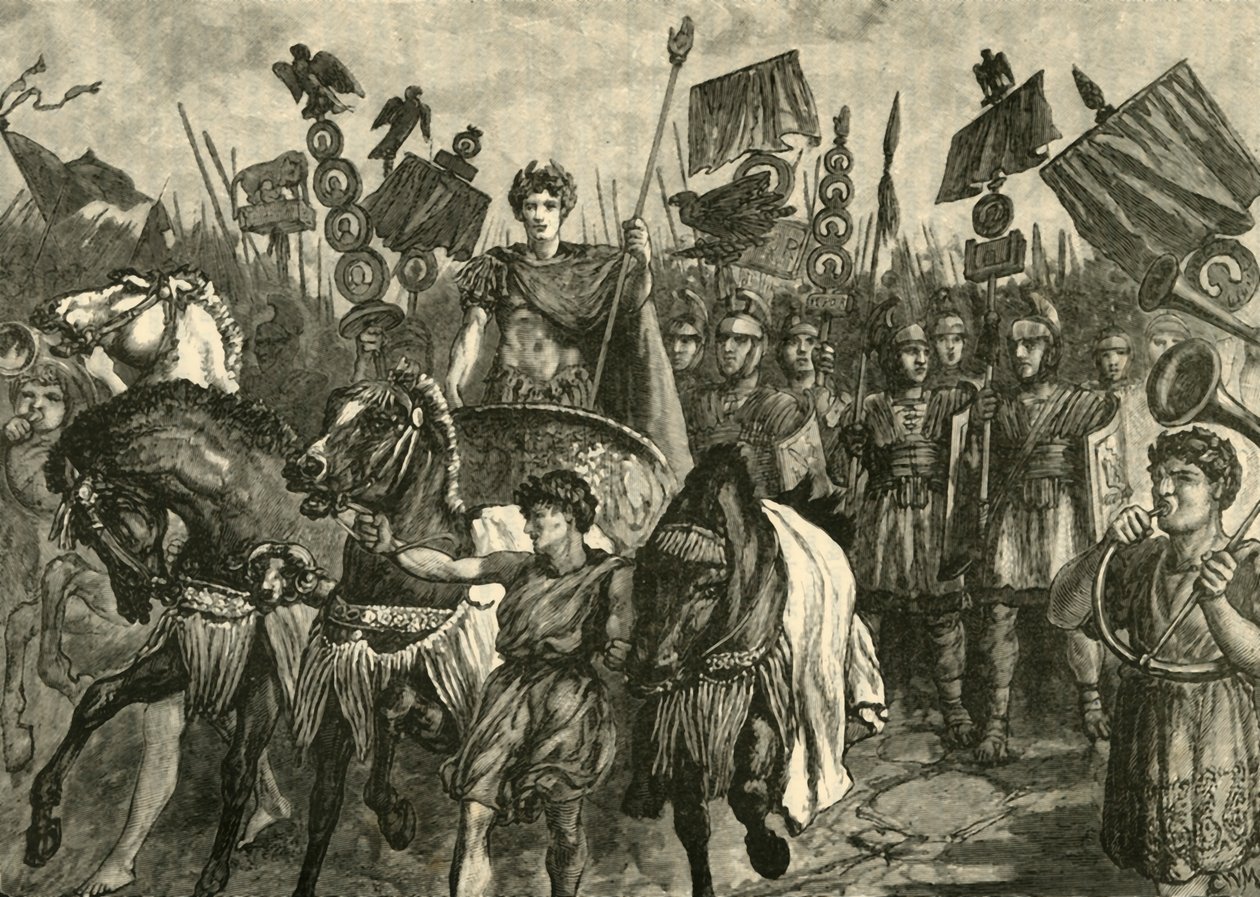Rzymski triumf, 1890. autorstwa Unbekannt