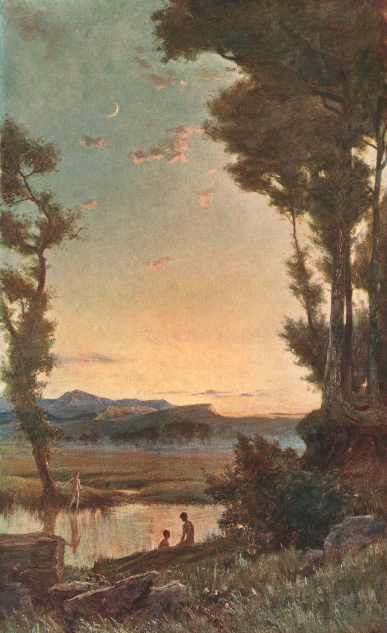 Strumień Sylvan, koniec XIX wieku, ok. 1902. autorstwa Unbekannt