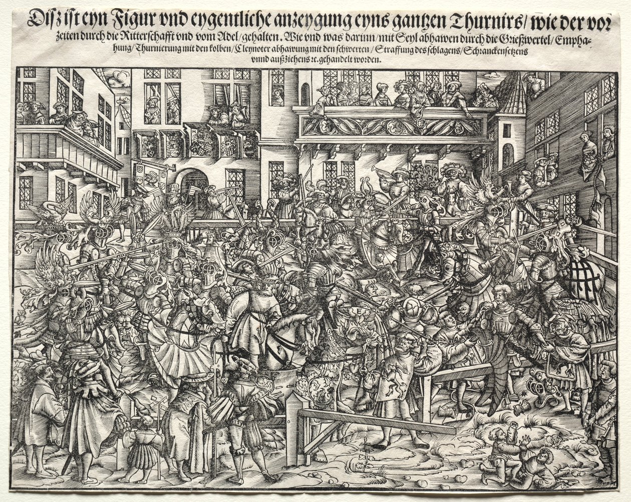 Turniej, 1500s. autorstwa Unbekannt