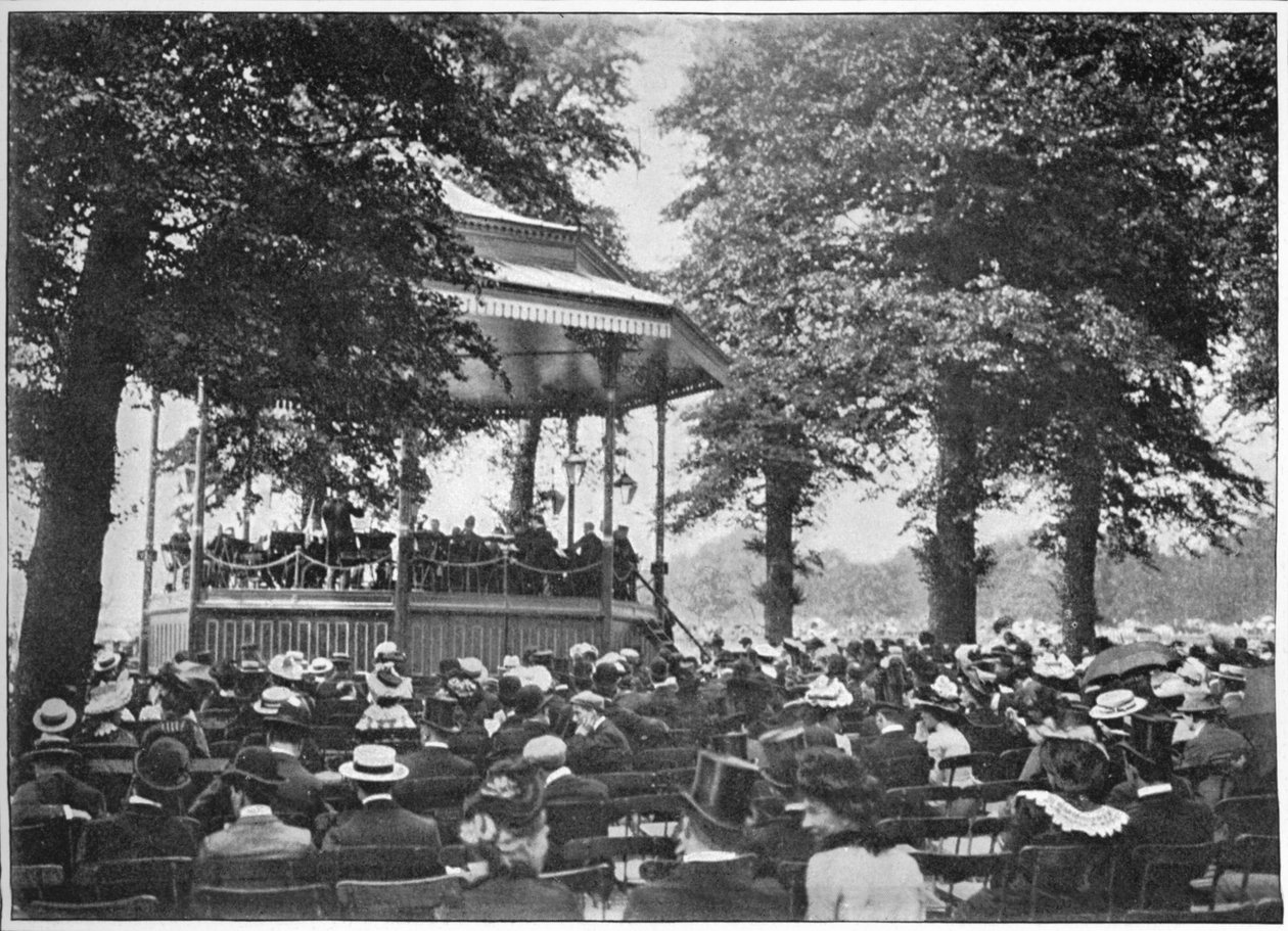 Zespół w Hyde Parku, Londyn, c1901 1901 autorstwa Unbekannt