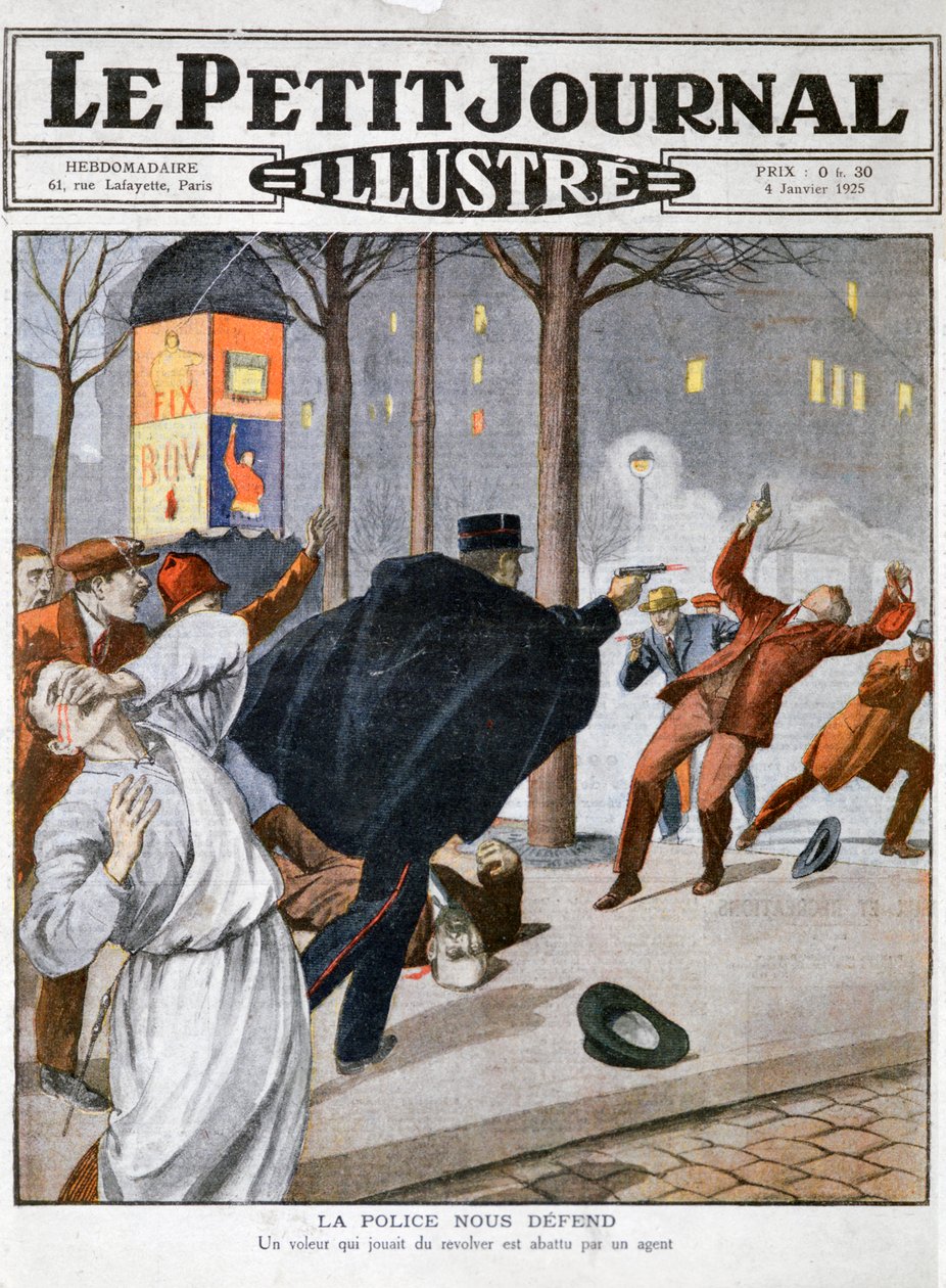 Strzelanina policyjna, 4 stycznia 1925 autorstwa Unbekannt