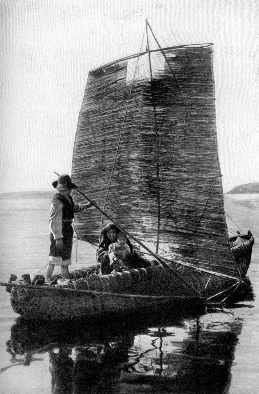 Żaglowiec z trzcinowej balsy, Boliwia, 1922 autorstwa Unbekannt