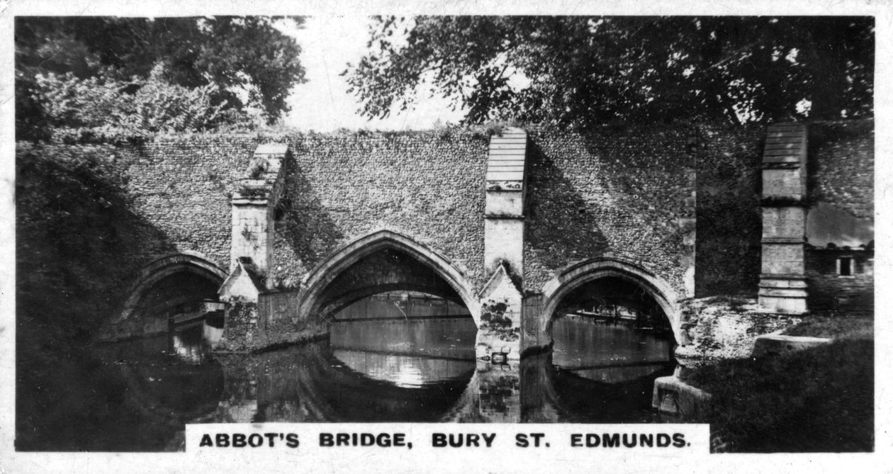 Most Opatów, Bury St Edmunds, Suffolk, ok. 1920 r. autorstwa Unbekannt