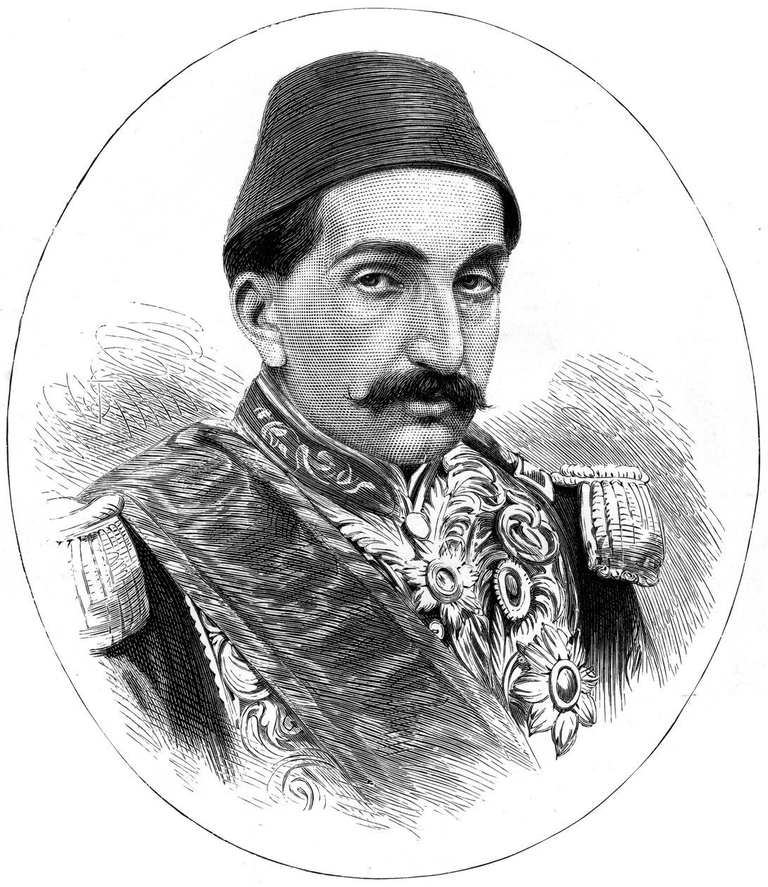 Abdul Hamid II, sułtan Turcji, XIX w. autorstwa Unbekannt