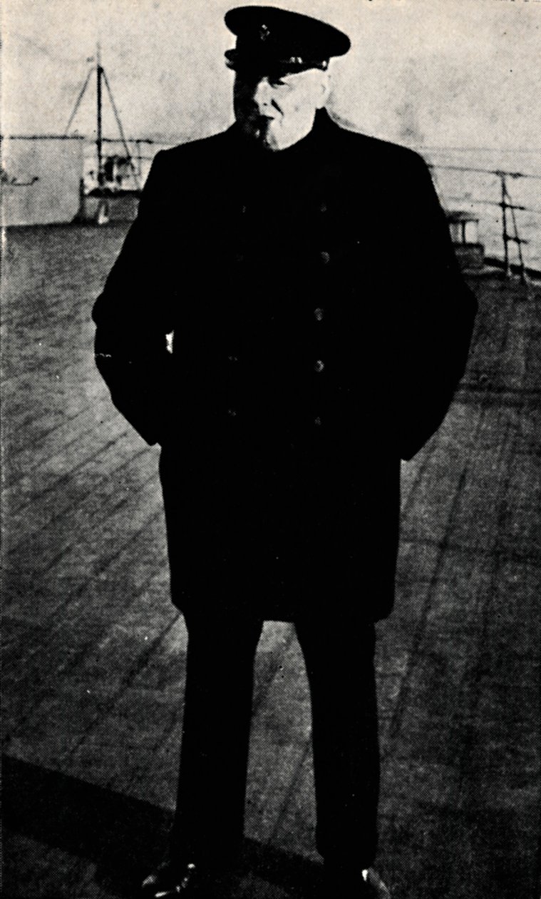 Na pokładzie H.M.S. Książę Walii, 1941, 1945. autorstwa Unbekannt