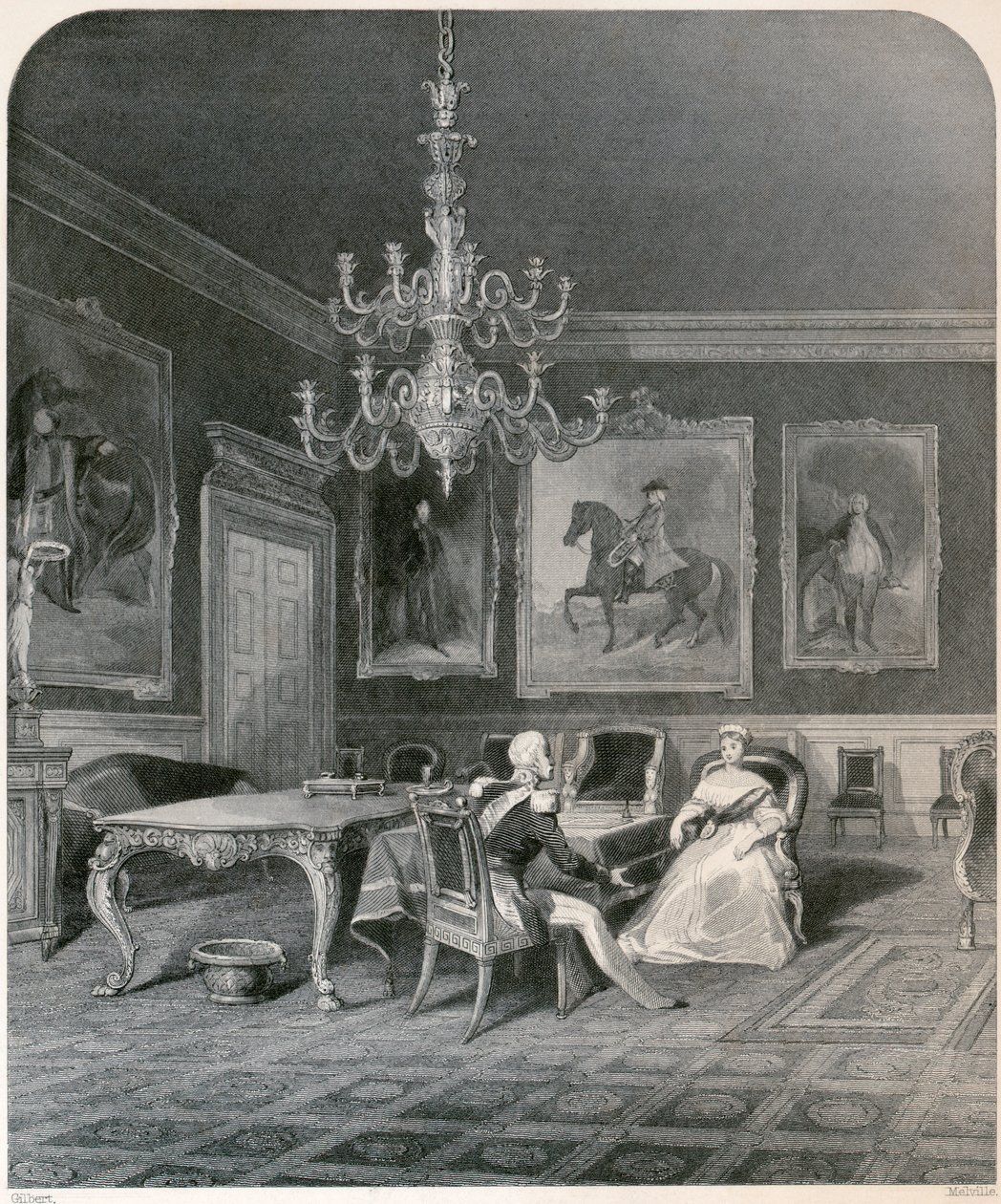 Przystąpienie królowej Wiktorii, 1837 autorstwa Unbekannt