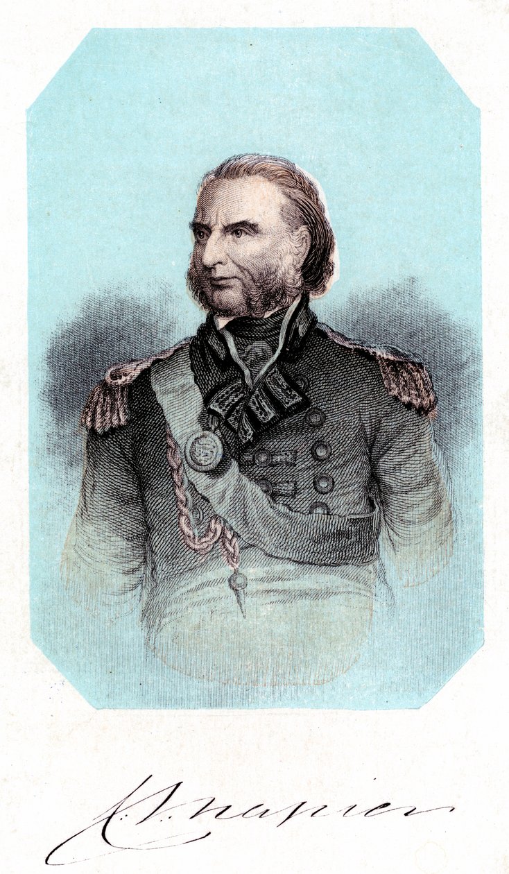Admirał Sir Charles John Napier 1786-1860, XIX wiek autorstwa Unbekannt