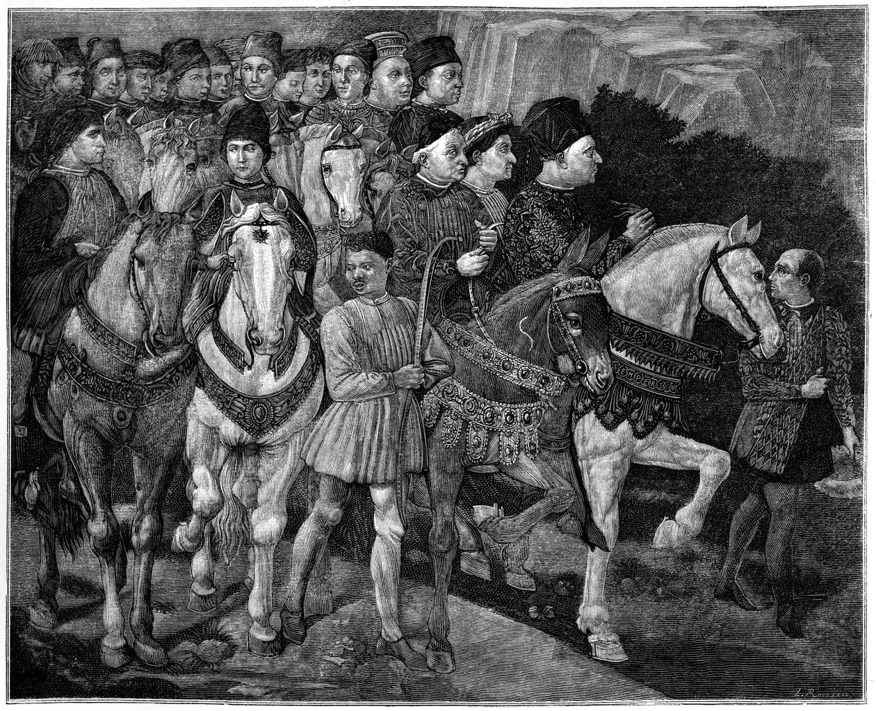 Adoracja Trzech Króli, 1882 autorstwa Unbekannt