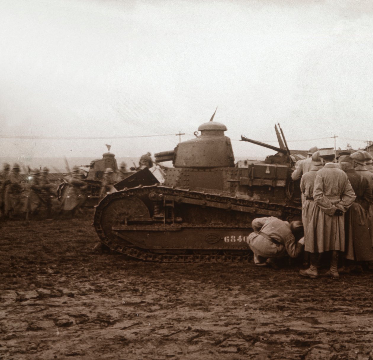 Awans z czołgami, c1914-c1918 autorstwa Unbekannt