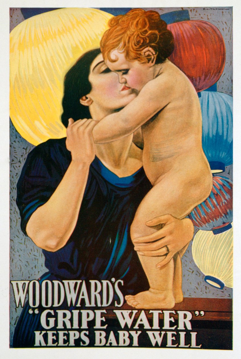 Reklama Woodwards Gripe Water, 1922 autorstwa Unbekannt