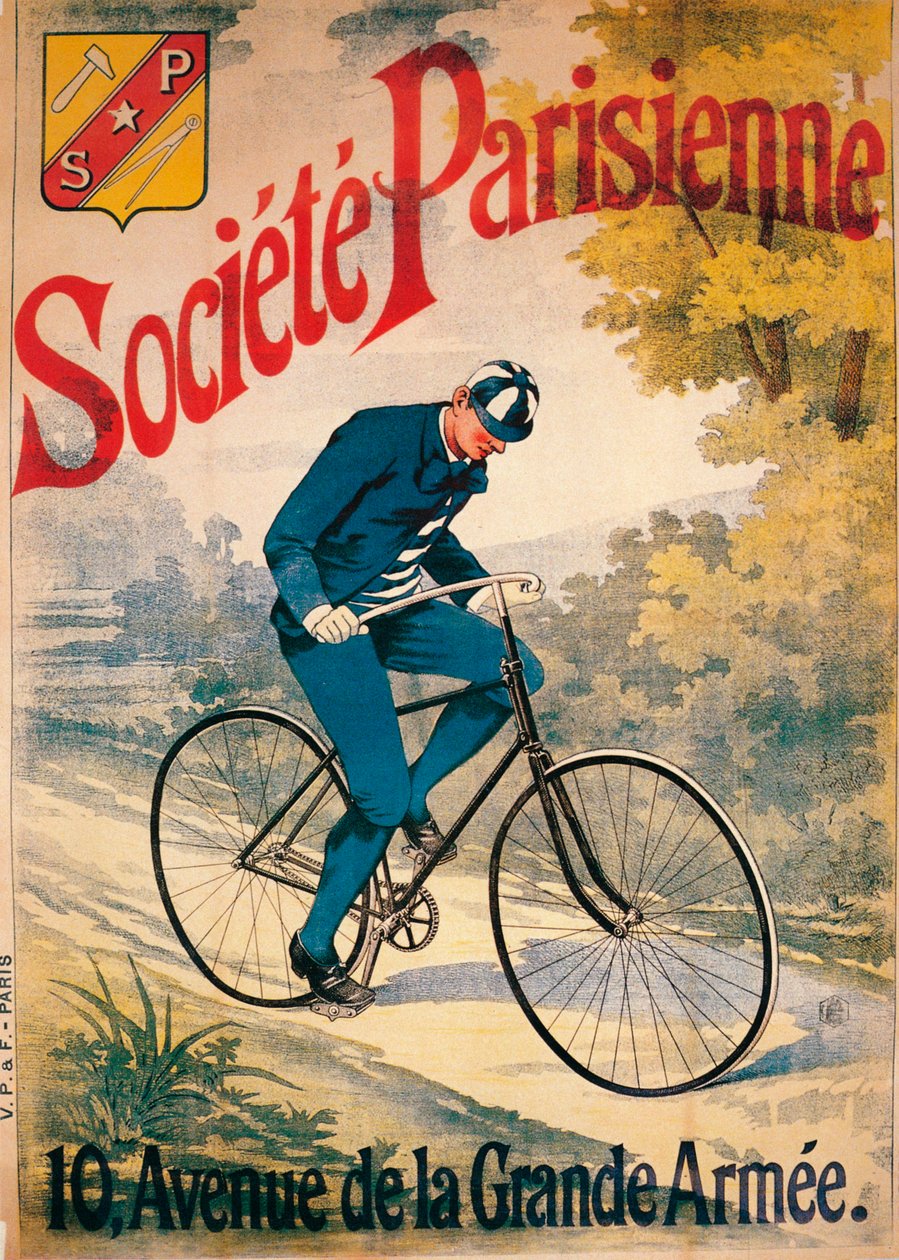 Reklama rowerów Societe Parisienne, ok. 1895 r. autorstwa Unbekannt