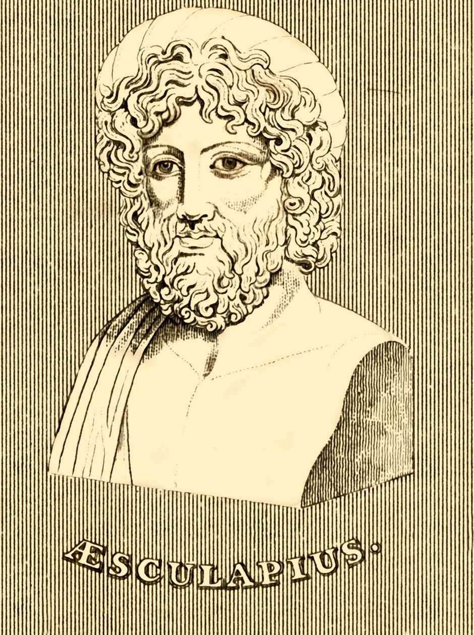 Eskulapa, 1830 r. autorstwa Unbekannt