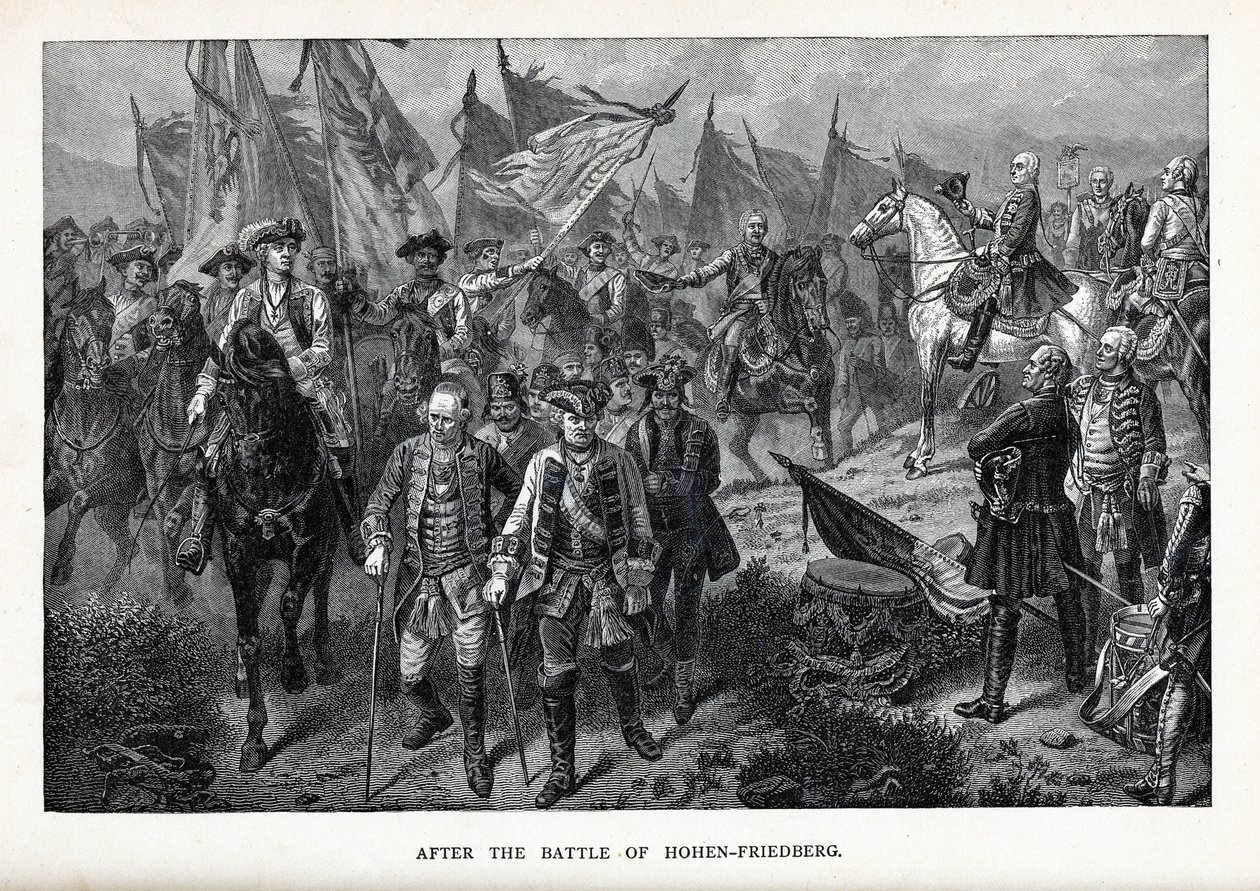 Po bitwie pod Hohenfriedbergiem, 1882 r. autorstwa Unbekannt
