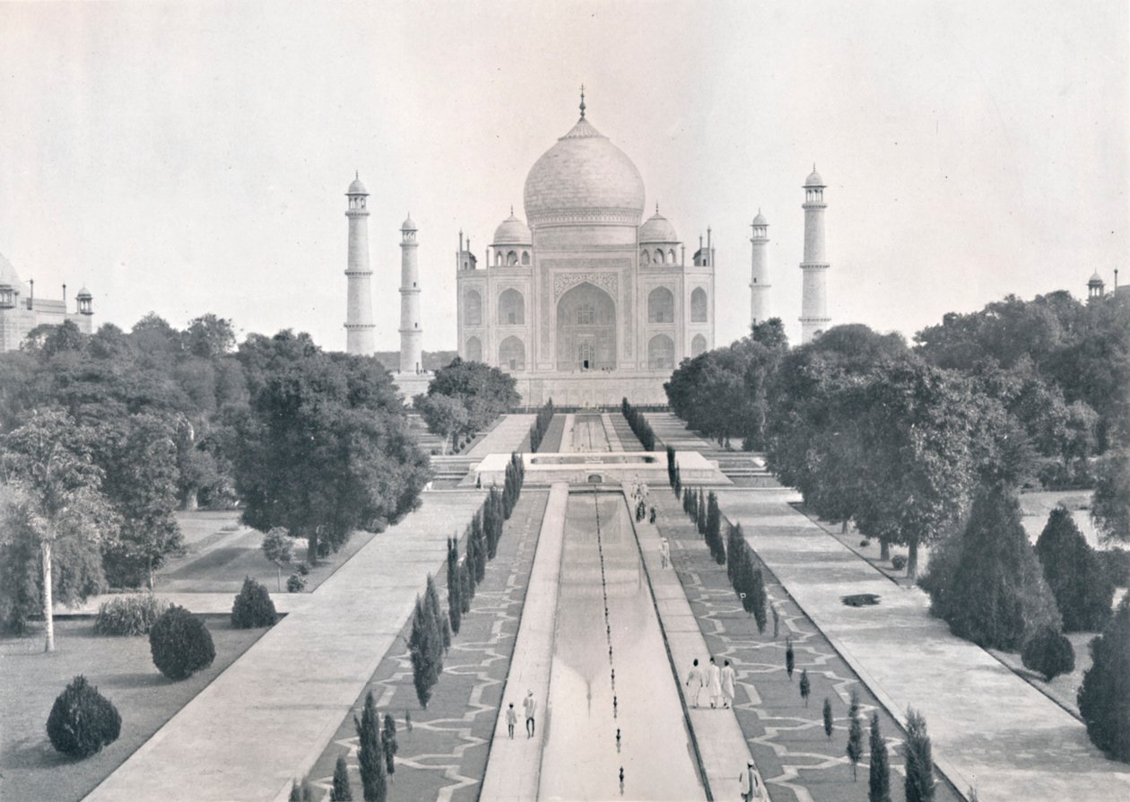 Agra. Tadż Mahal, ok. 1920 r. autorstwa Unbekannt