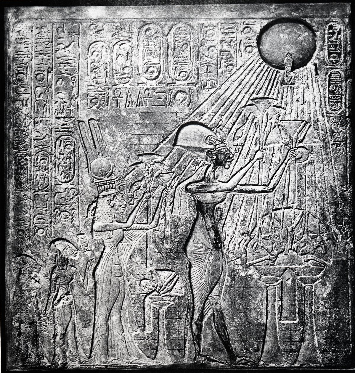 Echnaton Amenhotep IV heretyk egipski faraon autorstwa Unbekannt