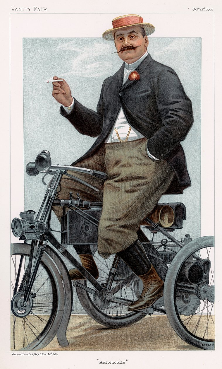 Albert, hrabia de Dion, francuski inżynier, 1899 autorstwa Unbekannt