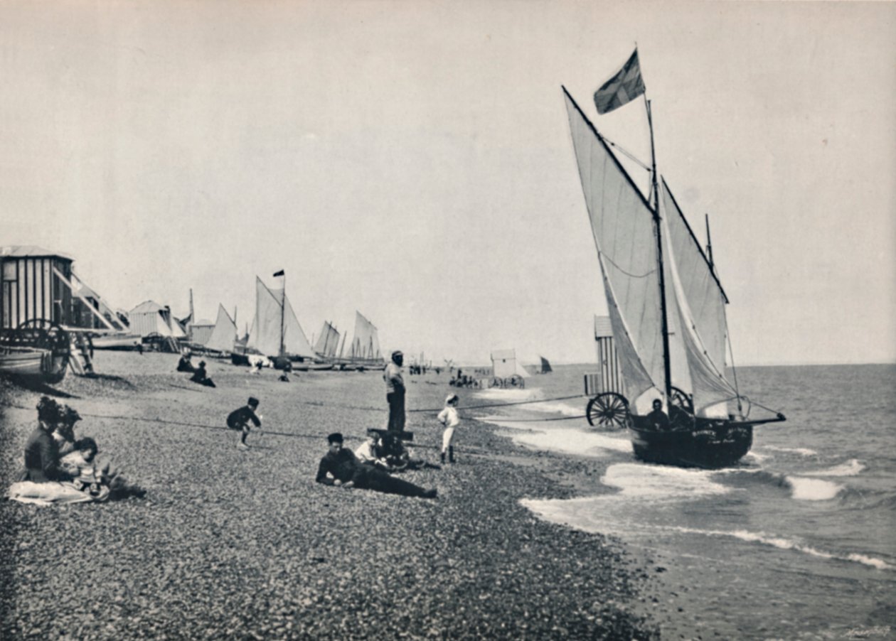 Aldeburgh - Plaża, 1895 autorstwa Unbekannt
