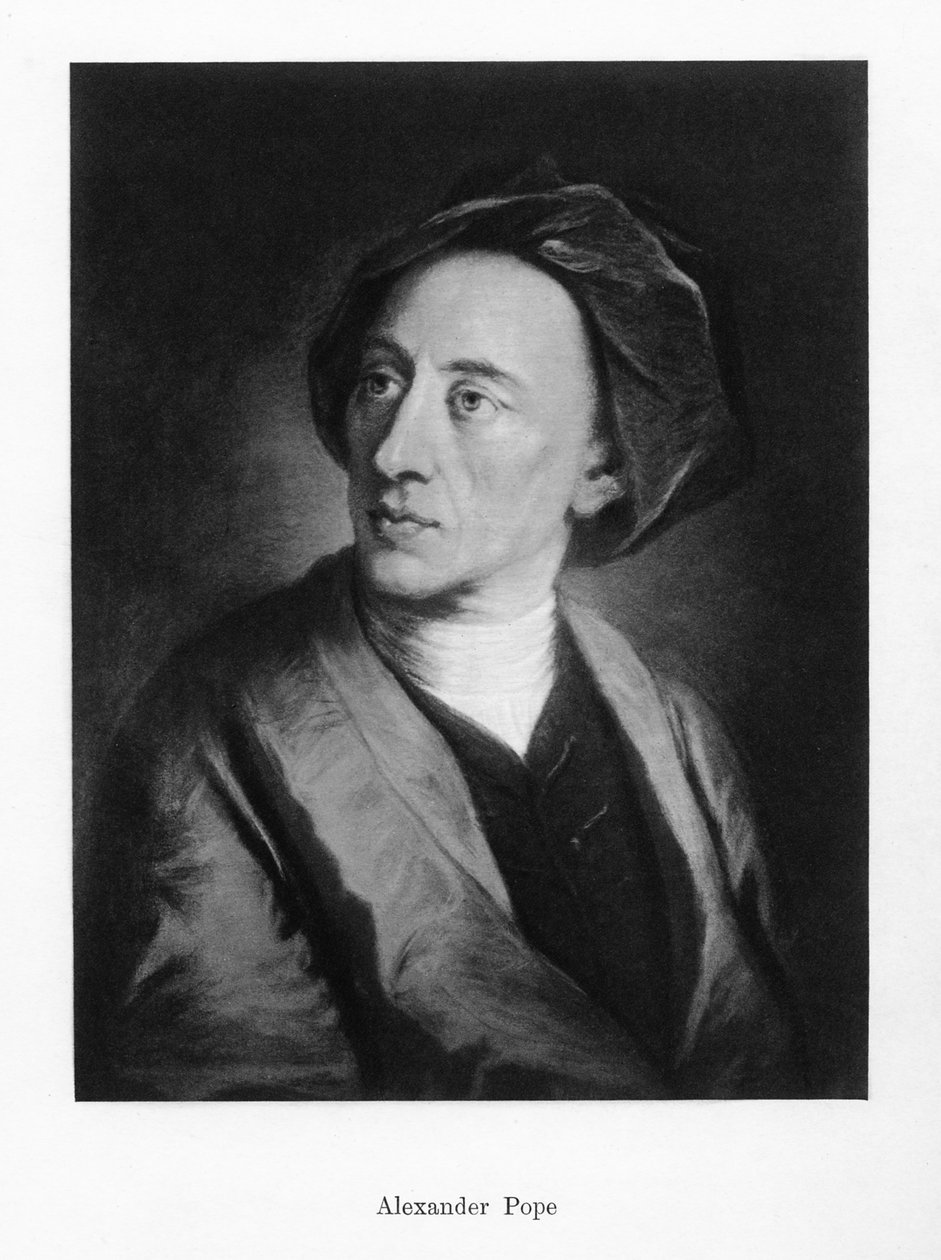 Alexander Pope, angielski poeta, XIX w. autorstwa Unbekannt