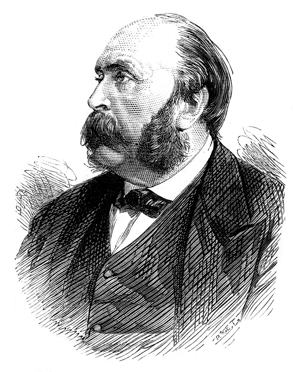 Alexandre Auguste Ledru-Rollin, polityk francuski, 1875 autorstwa Unbekannt