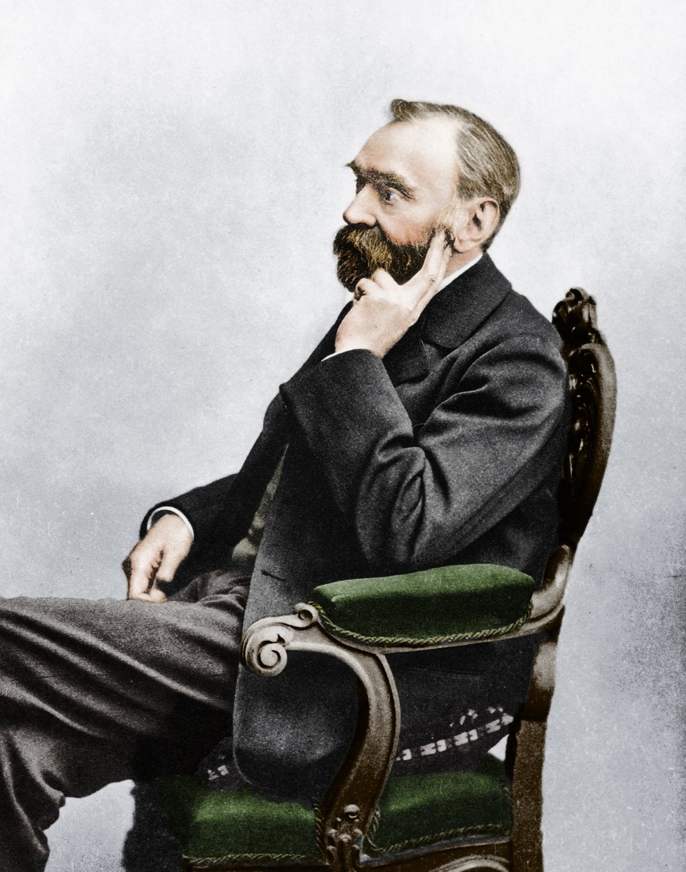 Alfred Bernhard Nobel, ok. 1880 r. autorstwa Unbekannt