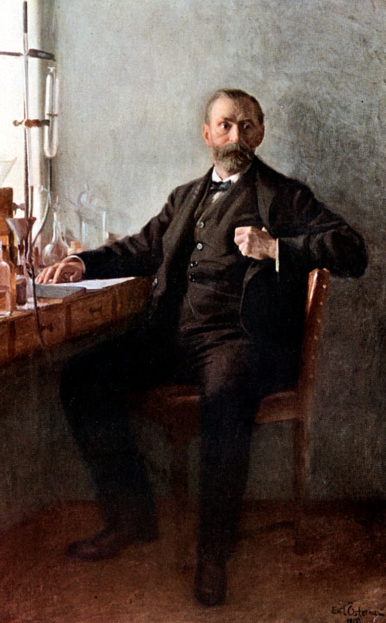 Alfred Nobel, szwedzki chemik i wynalazca autorstwa Unbekannt