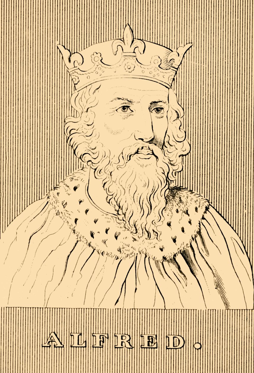 Alfreda, c847-899, 1830. autorstwa Unbekannt