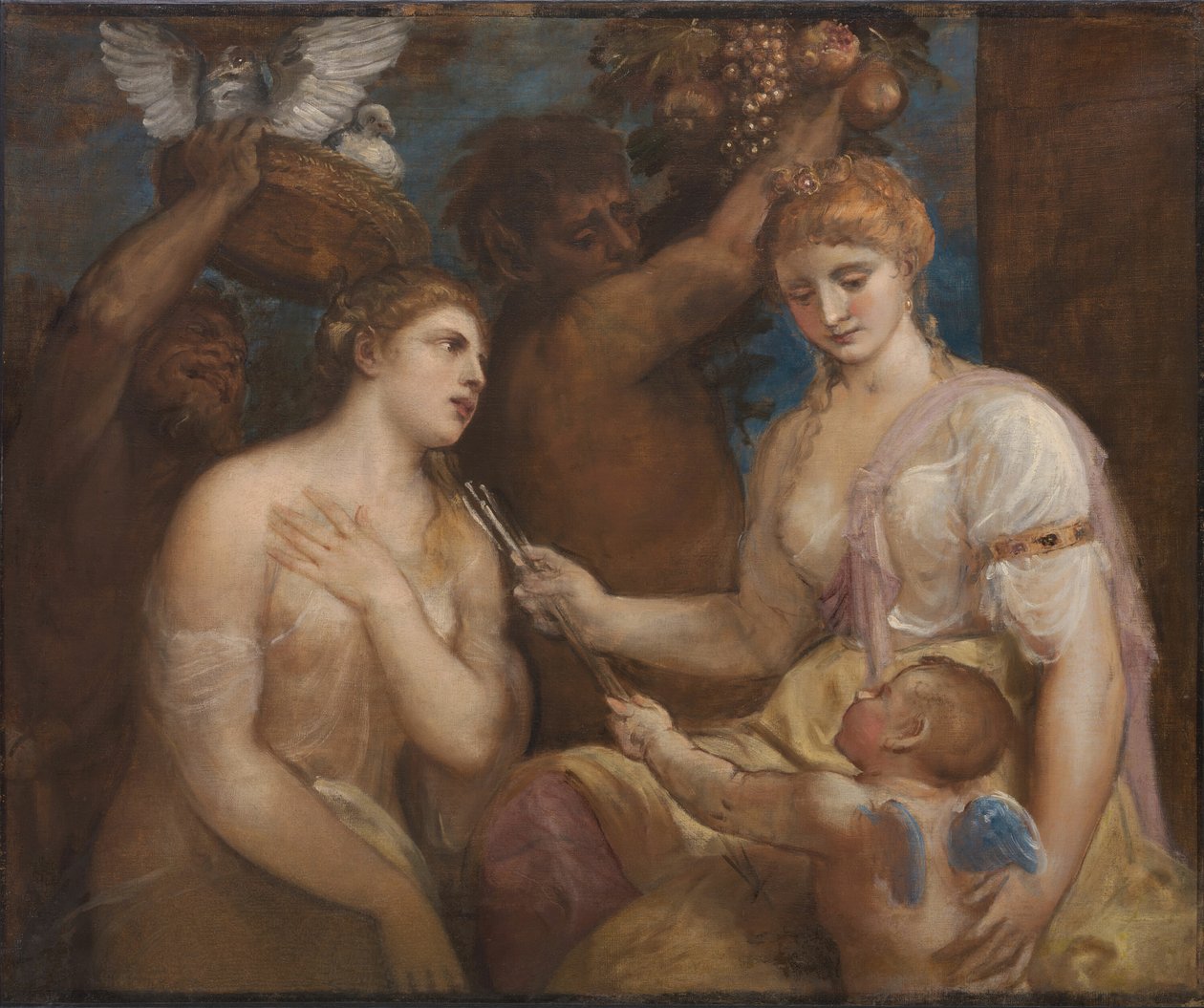 Alegoria Wenus i Kupidyna, c. 1600. autorstwa Unbekannt